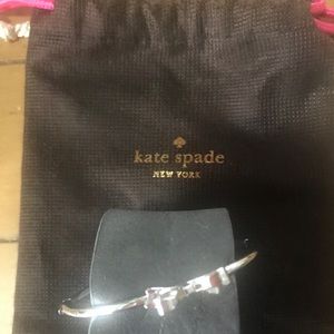 Kate Spade Love notes bow bracelet 7 inch